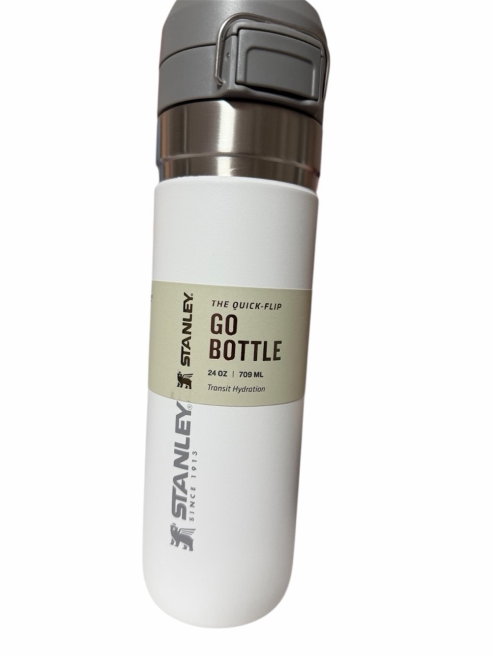 Stanley Go Bottle 24oz Quick-Flip in Mint Green and Gray